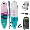 Retro 10'6'' Inflatable Paddle Board Package – Lightweight & Stable